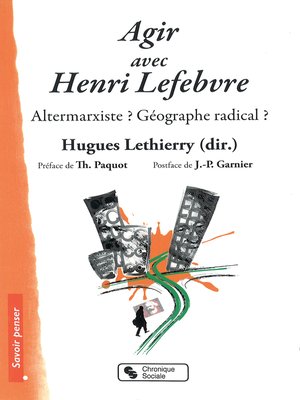 cover image of Agir avec Henri Lefebvre